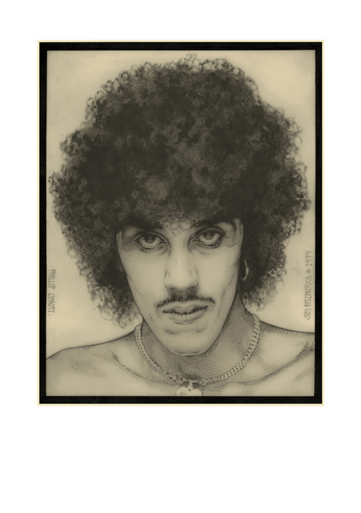 Philip Lynott Portrait 1979 | Jim FitzPatrick