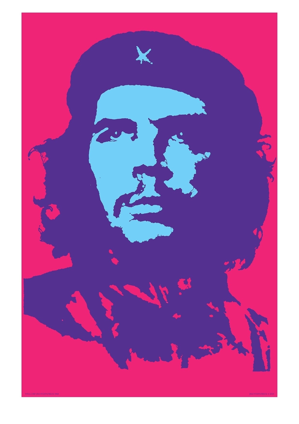 The Original Viva Che 1968 Print! Che Guevara Poster by Jim FitzPatrick