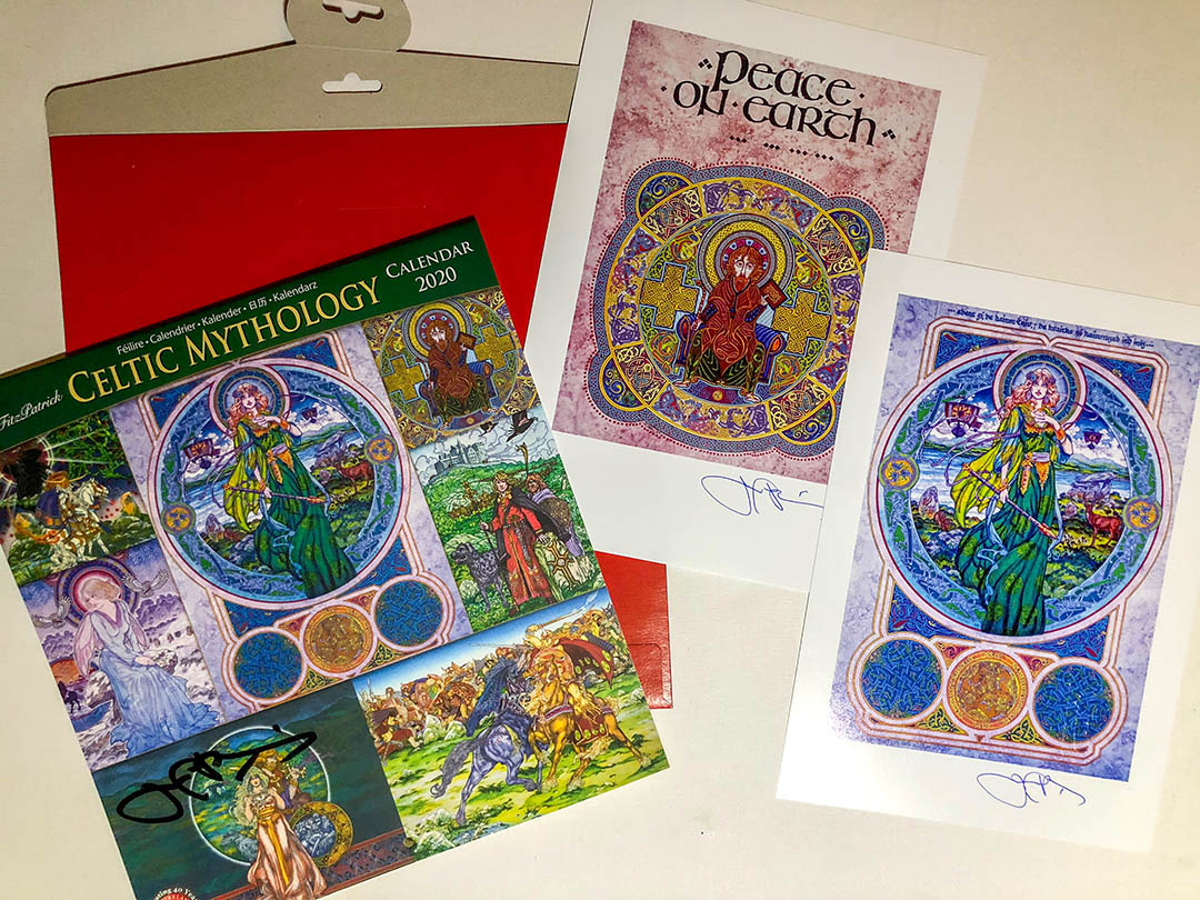 Jim FitzPatrick 2020 Celtic Mythology Calendar Collectors Edition